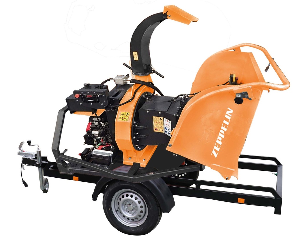 Biotrituradora a motor gasolina 18hp