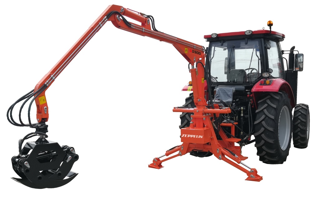 Grúa forestal para tractor