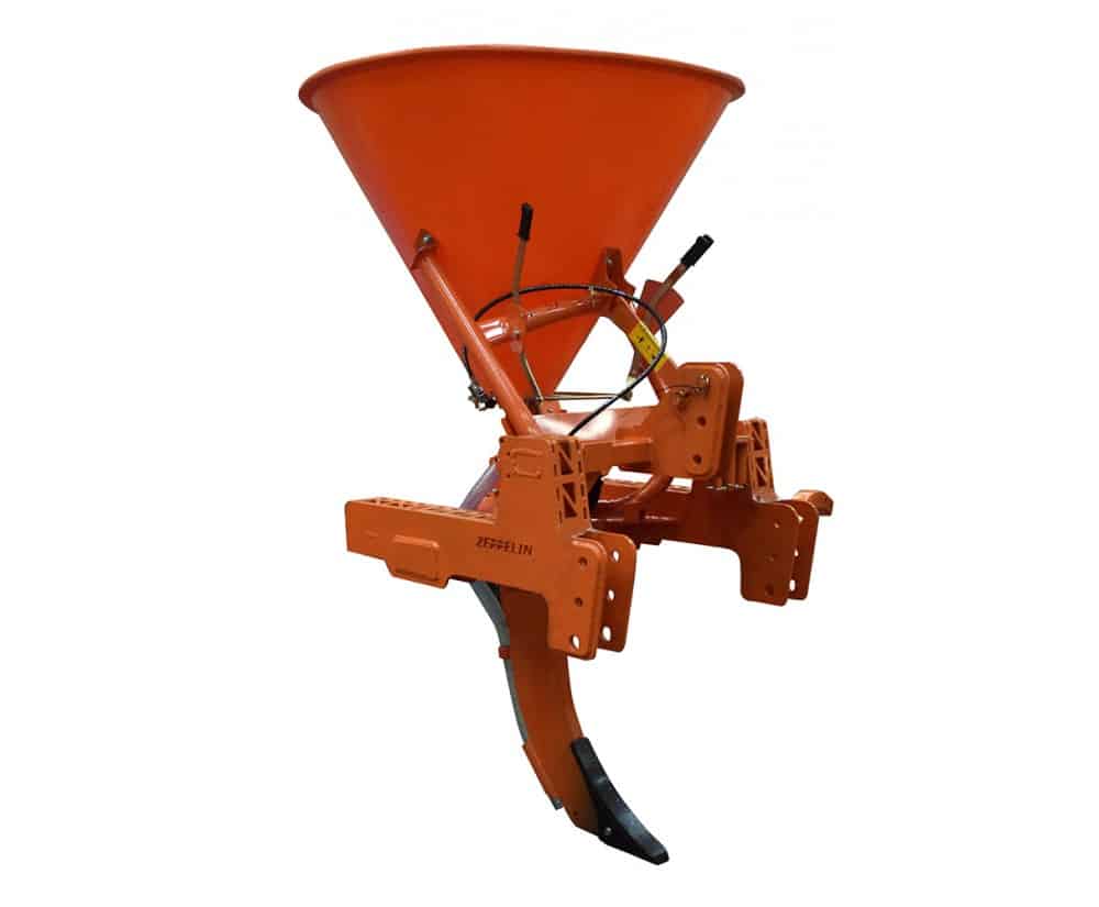 Subsolador un brazo para abonadora monodisco de polietileno