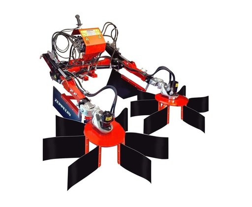 [ES70705] Barredora faldones restos de poda frutal y viña